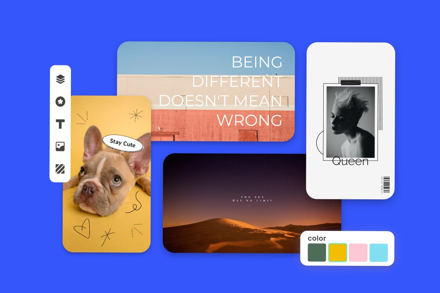 créer plusieurs types de fond d'écran personnalisé avec le créateur de fond d'écran de Fotor