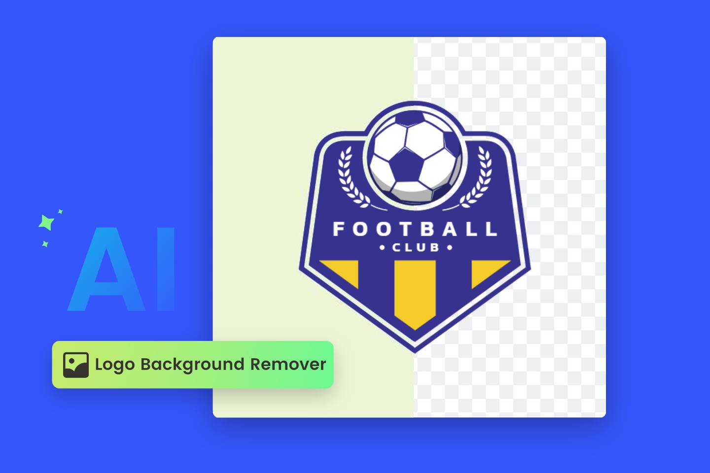 Remove background from logo online for free with Fotor's logo background remover