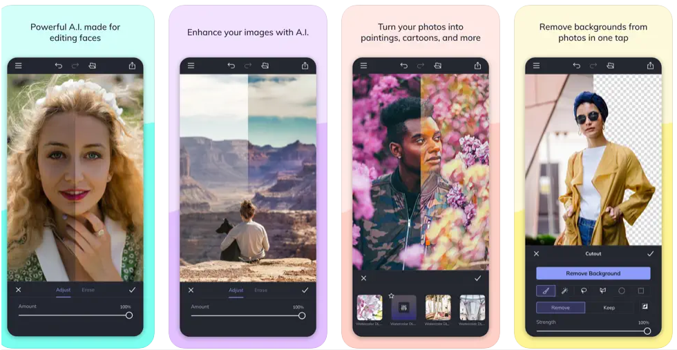 befunky photo editing app features