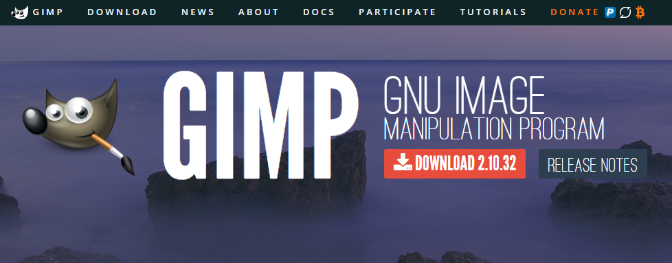 GIMP homepage